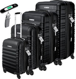 Kofferset 4-teilig komplett. Hartschalenkoffer. Reisekoffer. Komplettset. 4 Größen.