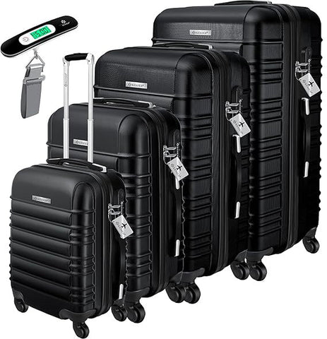 Kofferset 4-teilig komplett. Hartschalenkoffer. Reisekoffer. Komplettset. 4 Größen.