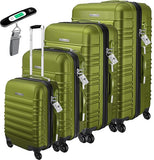 Kofferset 4-teilig komplett. Hartschalenkoffer. Reisekoffer. Komplettset. 4 Größen.