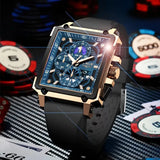Herren-Quarzuhr mit Mondphasenanzeige – Elegant. 5 Modelle.