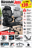 Der ergonomische Bürostuhl JENS überzeugt durch hohen Sitzkomfort