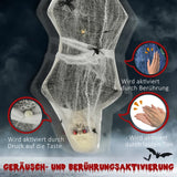 Lebensgroße Halloween-Mumie, Soundfunktion, mit Bewegungssensor und LED-Lichtern,  170 cm