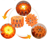 Gelbe Pannen-LED-Warnleuchte (blinkend) mit Magnetbefestigung für Autos, LKW usw.