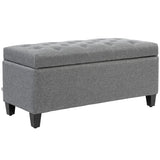 Sitzbank Polsterbank mit Stauraum Truhenbank Flur Schlafzimmer Wohnzimmer, diverse Farben. 100 x 40 x 44 cm