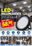 LED-Hallenleuchte 800W – Extra hell, energiesparend, IP66 – für Werkstatt, Lager, Garage & Industrie