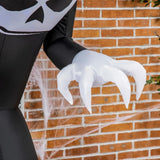 Aufblasbare Halloween-Dekoration – Kürbisgespenst mit LED-Beleuchtung, 210cm
