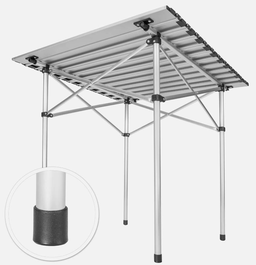 aluminium campingtisch rolltisch Einrollbarer Aluminium Campingtisch Rolltisch Klapptisch Falttisch Gar – Poochy-Couture