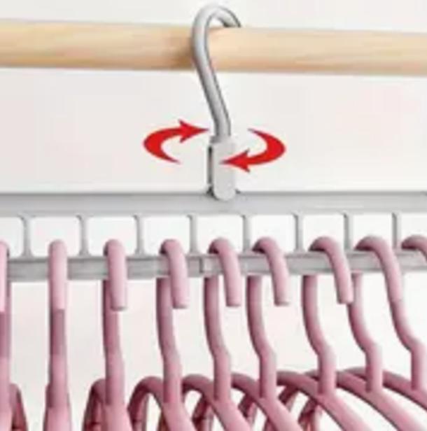 Platzsparender 9-Loch Faltbarer Kleiderbügel – Der ideale Organizer fü –  Poochy-Couture