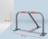Parkplatzsperre klappbar mit Schloss & 3 Schlüsseln – 80 cm