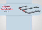 Parkplatzsperre klappbar mit Schloss & 3 Schlüsseln – 80 cm