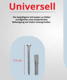 Parkplatzsperre klappbar mit Schloss & 3 Schlüsseln – 80 cm