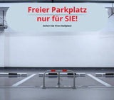 Parkplatzsperre klappbar mit Schloss & 3 Schlüsseln – 80 cm