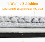 Extra warmes Thermo-Katzen- und Hundebett – ultra-weiche, waschbare Haustierliege