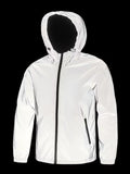 Reflektierende Lebensretter-Kapuzenjacke – winddicht, ideal für Nachtfahrten, Outdoor und urbane Streetwear Jacke