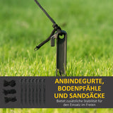 Aufblasbare Halloween-Dekoration – Aufblasbarer Halloween-Geist mit Hut, 306 cm