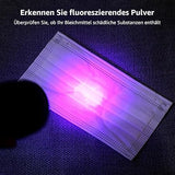 UV Schwarzlicht Taschenlampe HD51 mit 51 LEDs (395 nm) zur Erkennung eingetrockneter Tierurin-Flecken