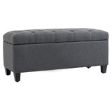 Sitzbank Polsterbank mit Stauraum Truhenbank Flur Schlafzimmer Wohnzimmer, diverse Farben. 100 x 40 x 44 cm