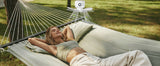 Mobiler Akku-Deckenventilator mit LED und Fernbedienung – 8000 mAh Akku