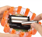 Gelbe Pannen-LED-Warnleuchte (blinkend) mit Magnetbefestigung für Autos, LKW usw.