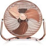 Windmaschine (Farbe: Kupfer) 160 Watt! Bodenventilator Ø50 cm