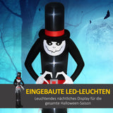 Aufblasbare Halloween-Dekoration – Aufblasbarer Halloween-Geist mit Hut, 306 cm