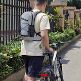 Reflektierender Leucht-Rucksack. 8 Liter. Kleines Raumwunder.