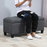Sitzbank Polsterbank mit Stauraum Truhenbank Flur Schlafzimmer Wohnzimmer, diverse Farben. 100 x 40 x 44 cm