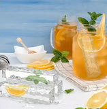 Coole Drinks, edle Form: 4er-Silikon-Eiswürfelform für extra lange Eiswürfel