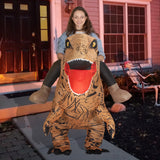 Aufblasbares Dinosaurier-Kostüm für Erwachsene, 210 lang, 170 cm hoch