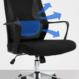 KAN ergonomischer und einstellbarer Chefsessel, Bürostuhl, Mesh-Stoff, schwitzfrei.