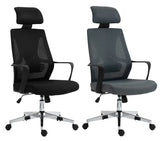 KAN ergonomischer und einstellbarer Chefsessel, Bürostuhl, Mesh-Stoff, schwitzfrei.