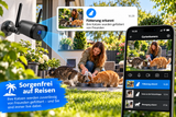 Überwachungskamera mit Einzelbild-Aufnahmen. WO IST MEINE KATZE? (Hund, Kind etc.) – EIN BLICK IN DIE APP, UND DU SIEHST, OB SIE DA WAR!