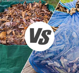 Doppelpack: 500 Liter Gartenabfallsack XXL. Gartentasche Riesiger Laubsack
