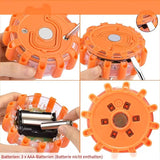 Gelbe Pannen-LED-Warnleuchte (blinkend) mit Magnetbefestigung für Autos, LKW usw.