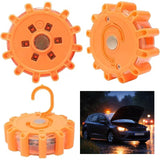 Gelbe Pannen-LED-Warnleuchte (blinkend) mit Magnetbefestigung für Autos, LKW usw.