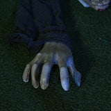 Halloween Dekoration heulender, kriechender Zombie 159 cm LED-Lichter Soundfunktion