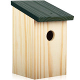 Hochwertige 4x Vogelhäuser aus Massivholz – Sicherer Nistplatz für heimische Gartenvögel