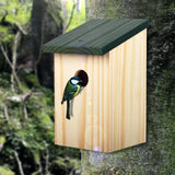 Hochwertige 4x Vogelhäuser aus Massivholz – Sicherer Nistplatz für heimische Gartenvögel