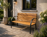 Parkbank 120 cm. Robust, elegant und langlebig – die Gartenbank TOSKANA