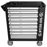 XXL Profi-Werkzeugwagen 8 Schubladen Werkstattwagen mit Werkzeug gefüllt. 89 kg Gesamtgewicht.