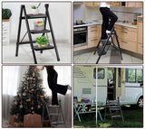 Dreistufige Klapptrittleiter, stabil, bis 250 kg belastbar. 3 Farben lieferbar.