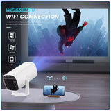 Mini-Beamer 4K UHD Heimkino Projektor LCD 5G WiFi Bluetooth Taschenkino für Iphone und Android