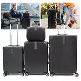 Vierteiliges Black Style Business Kofferset! 4-tlg. Komplettpreis. Sonderposten.