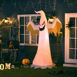 Halloween Selbstaufblasenderes Gespenst 2,4 m Dekoration mit LEDs IP44
