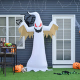 Halloween Selbstaufblasenderes Gespenst 2,4 m Dekoration mit LEDs IP44