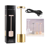 LED kabellose Designer-Tischlampe. Lampe mit Dimmung. Akkubetrieb. Nachttisch, Gartentisch. Exklusiv. Touch-Funktion