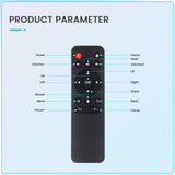 Mini-Beamer 4K UHD Heimkino Projektor LCD 5G WiFi Bluetooth Taschenkino für Iphone und Android
