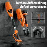 Faltbarer Akku-Laubbläser – ultraleicht, kompakt inkl. 2 Li-Ion-Akkus und Ladegerät.