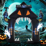 Halloween aufblasbarer Bogen 300 cm Halloween-Deko mit LED-Beleuchtung