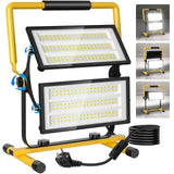 LED Baustrahler Flutlicht 200 Watt (2x100 Watt) mit Ständer. 230 Volt. IP66.